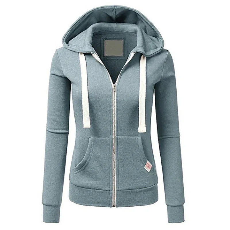 2024 Spring and Autumn New Personalized Casual Hoodie Korean Edition Fashion Long Sleeve Top Loose Zipper Sports Hoodie