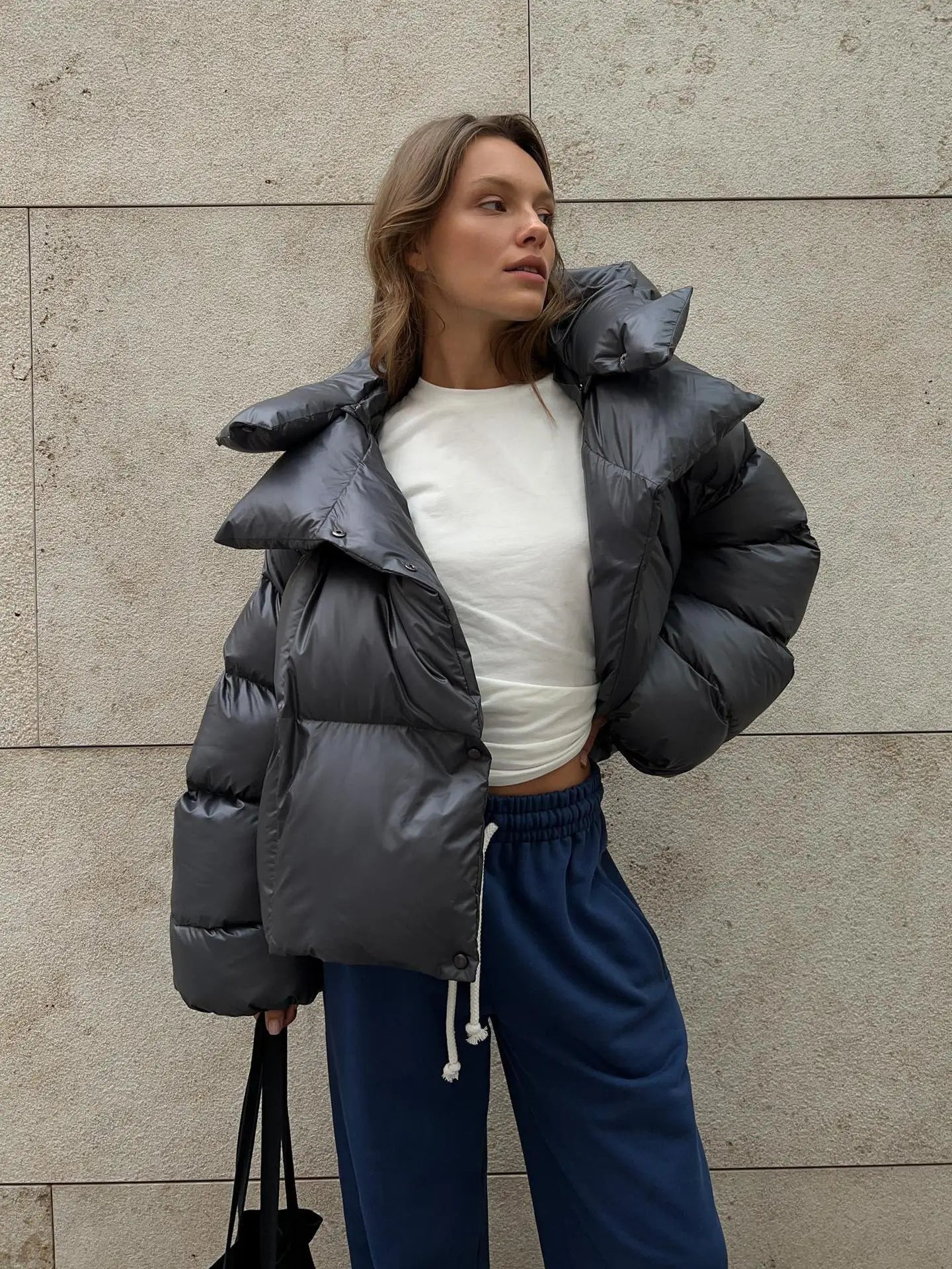 Women Autumn Winter Warm Coat Thick Parkas Long Sleeve Parkas Female Street Fashion Hoodies Woman's Cotton-padded Jacket 2025