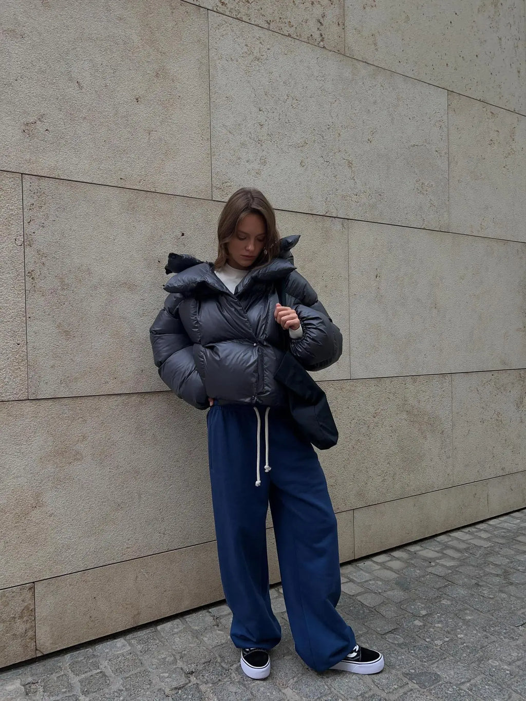 Women Autumn Winter Warm Coat Thick Parkas Long Sleeve Parkas Female Street Fashion Hoodies Woman's Cotton-padded Jacket 2025
