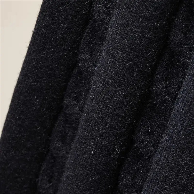 Winter Knitted Wide Leg Pants Women High Waist Drop Loose Knitted Straight Leg Pants Casual Cropped Wide Leg Pants Female Tops