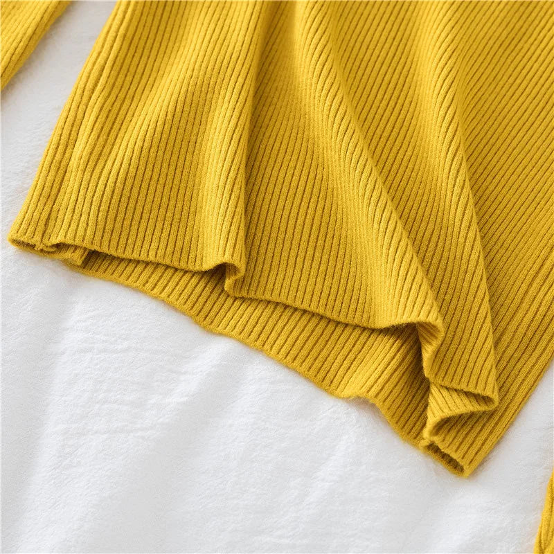 2025 Autumn Winter Button V Neck Sweater Women Basic Slim Pullover Women Sweaters And Pullovers Knit Jumper Soft Warm Tops
