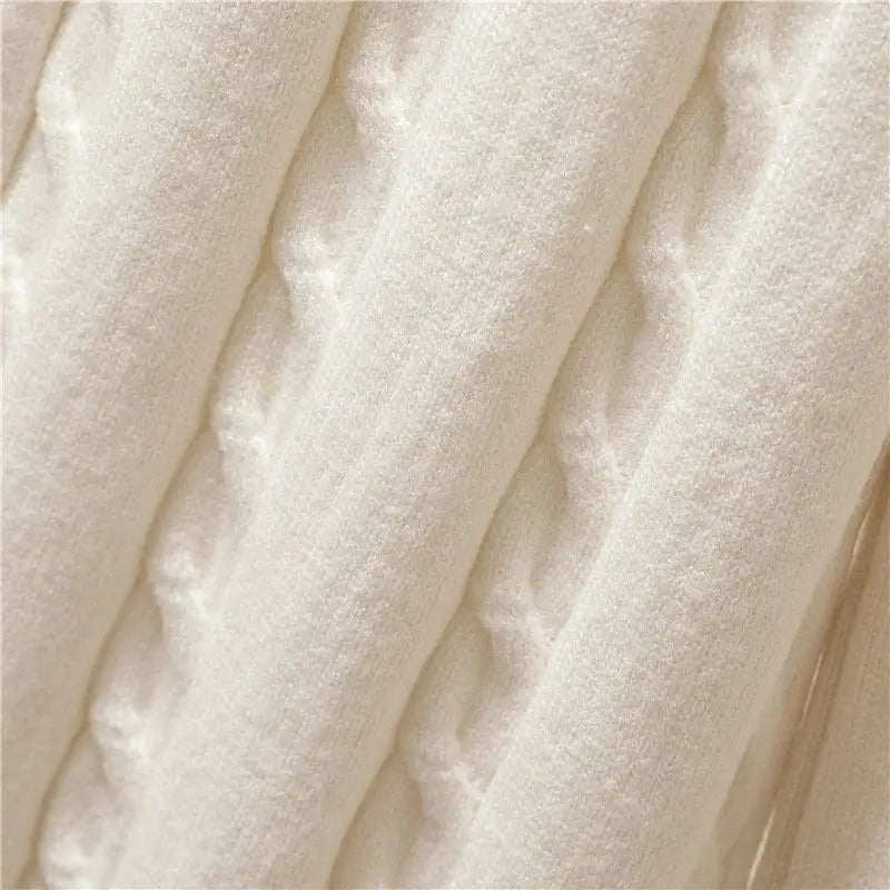 Winter Knitted Wide Leg Pants Women High Waist Drop Loose Knitted Straight Leg Pants Casual Cropped Wide Leg Pants Female Tops