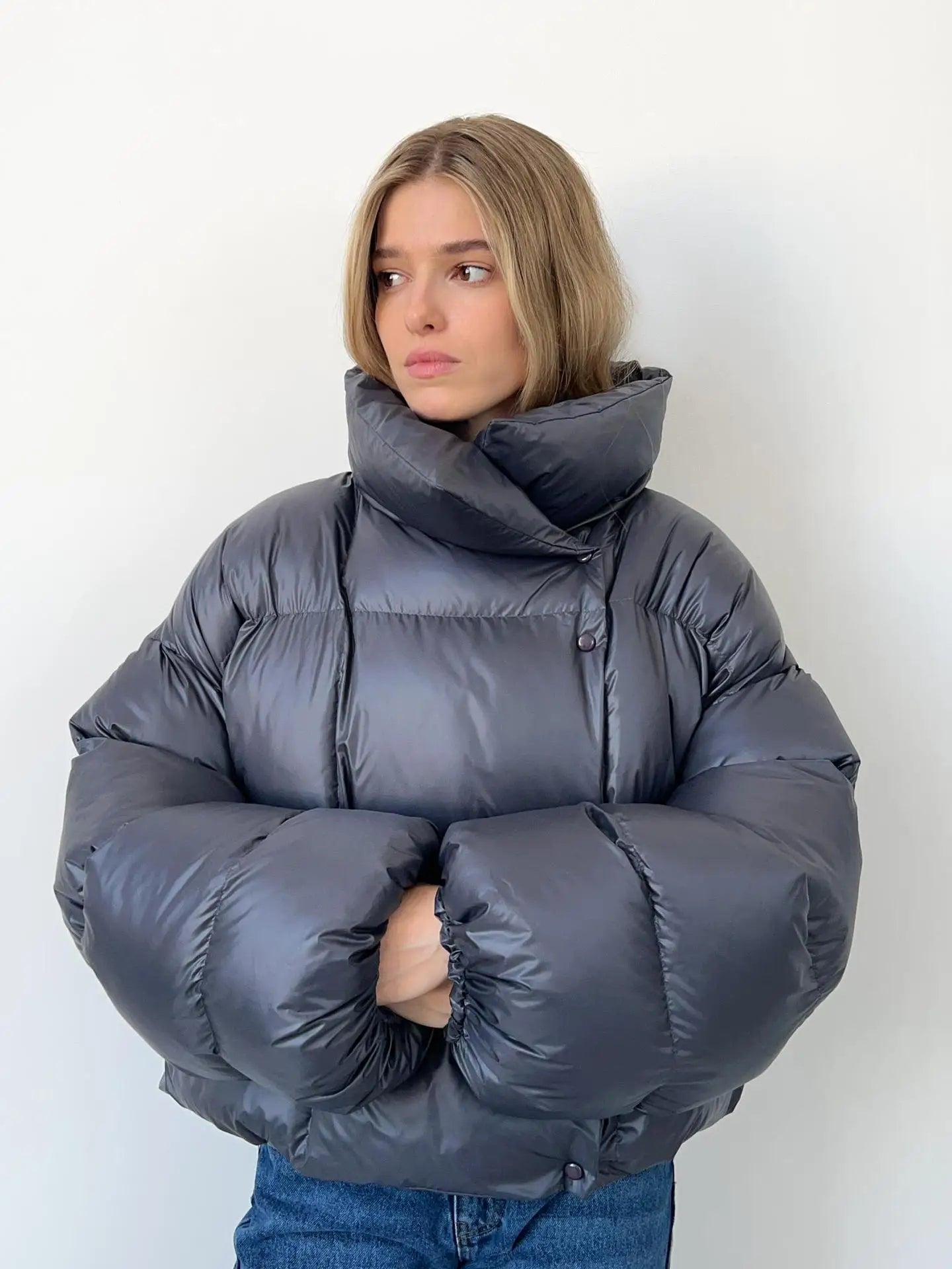 Women Autumn Winter Warm Coat Thick Parkas Long Sleeve Parkas Female Street Fashion Hoodies Woman's Cotton-padded Jacket 2025