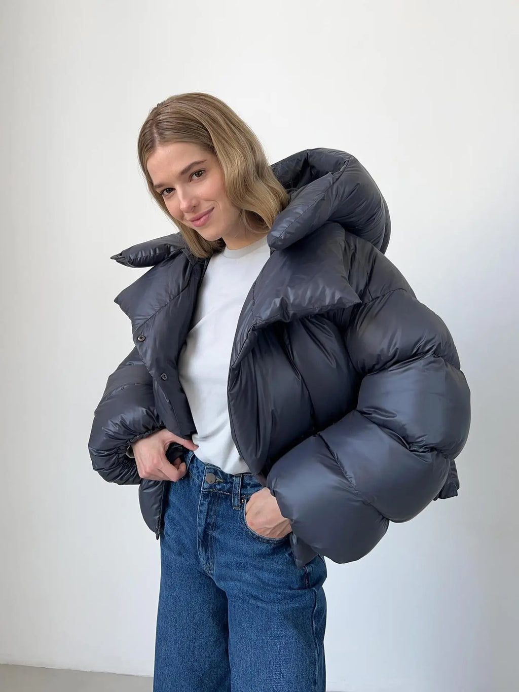 Women Autumn Winter Warm Coat Thick Parkas Long Sleeve Parkas Female Street Fashion Hoodies Woman's Cotton-padded Jacket 2025
