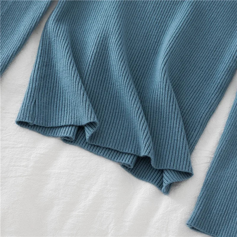2025 Autumn Winter Button V Neck Sweater Women Basic Slim Pullover Women Sweaters And Pullovers Knit Jumper Soft Warm Tops