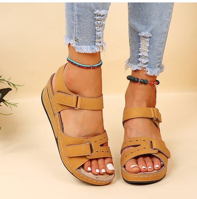 Sandals Shoes Women Summer Fashion Wedge Shoes Woman Non-Slip Women's Sandals Huaraches Casual Footwear Zapatos De Mujer Female