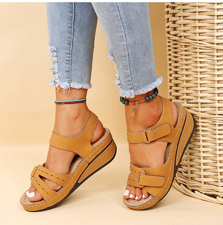 Sandals Shoes Women Summer Fashion Wedge Shoes Woman Non-Slip Women's Sandals Huaraches Casual Footwear Zapatos De Mujer Female