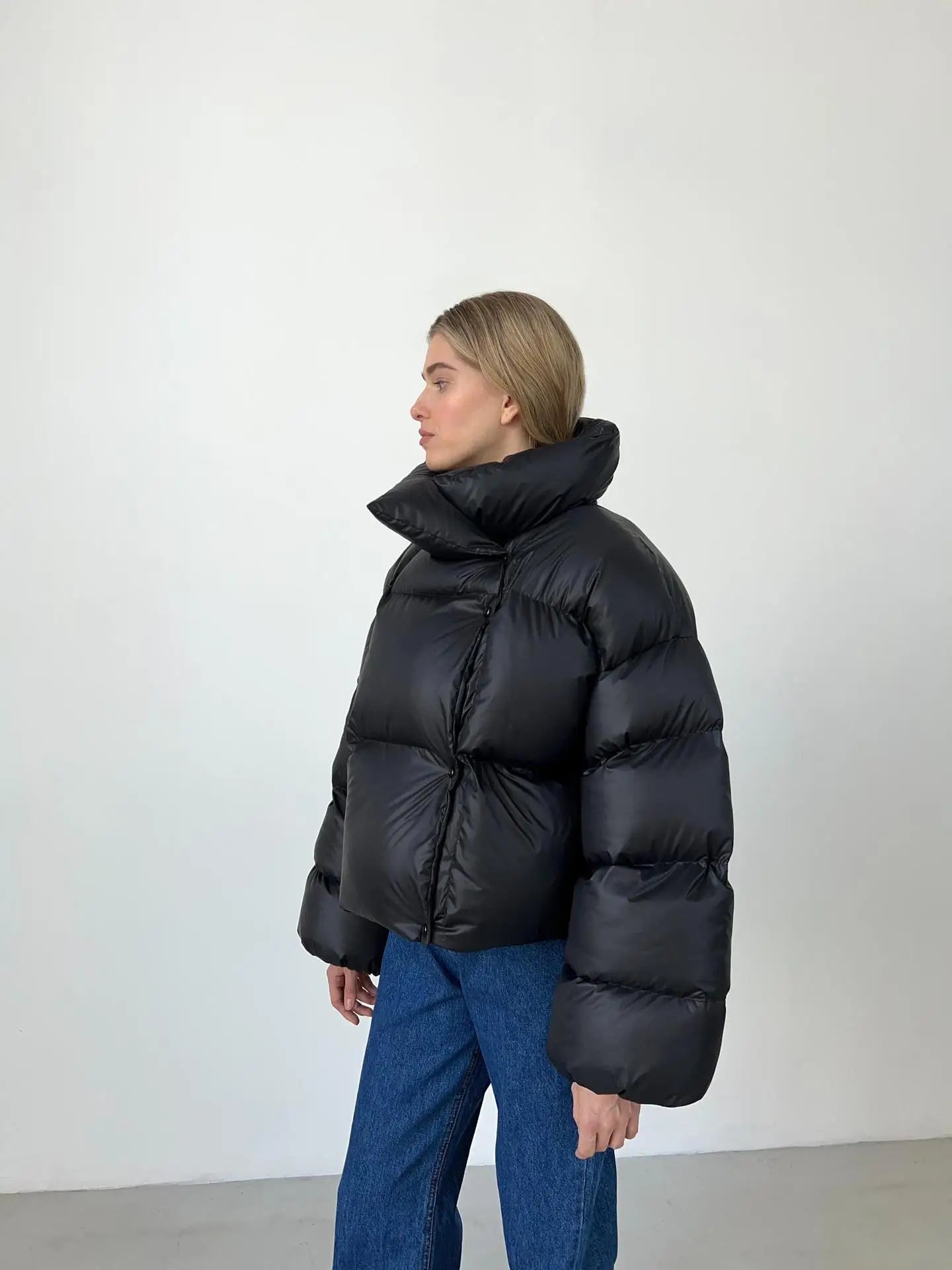 Women Autumn Winter Warm Coat Thick Parkas Long Sleeve Parkas Female Street Fashion Hoodies Woman's Cotton-padded Jacket 2025