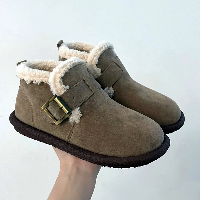 Thick bottoming women's retro spring and Autumn 2023 new loafers flat non-slip with skirt soft sole single shoes