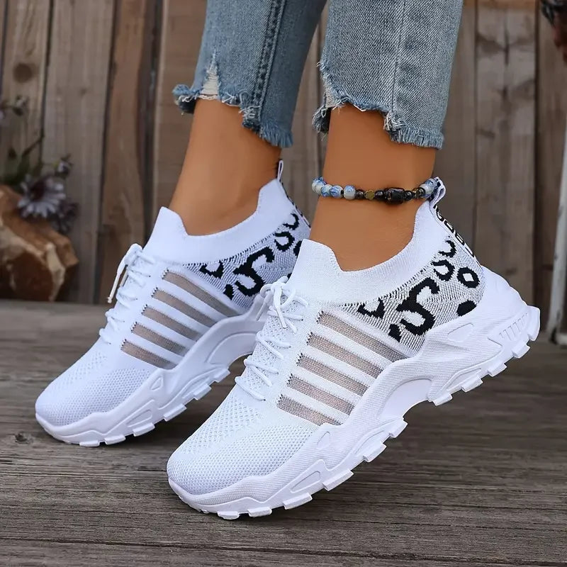 shoes woman 2025 [Leopard print sneakers] lightweight and breathable women's casual sneakers.women's shoes sale shoes