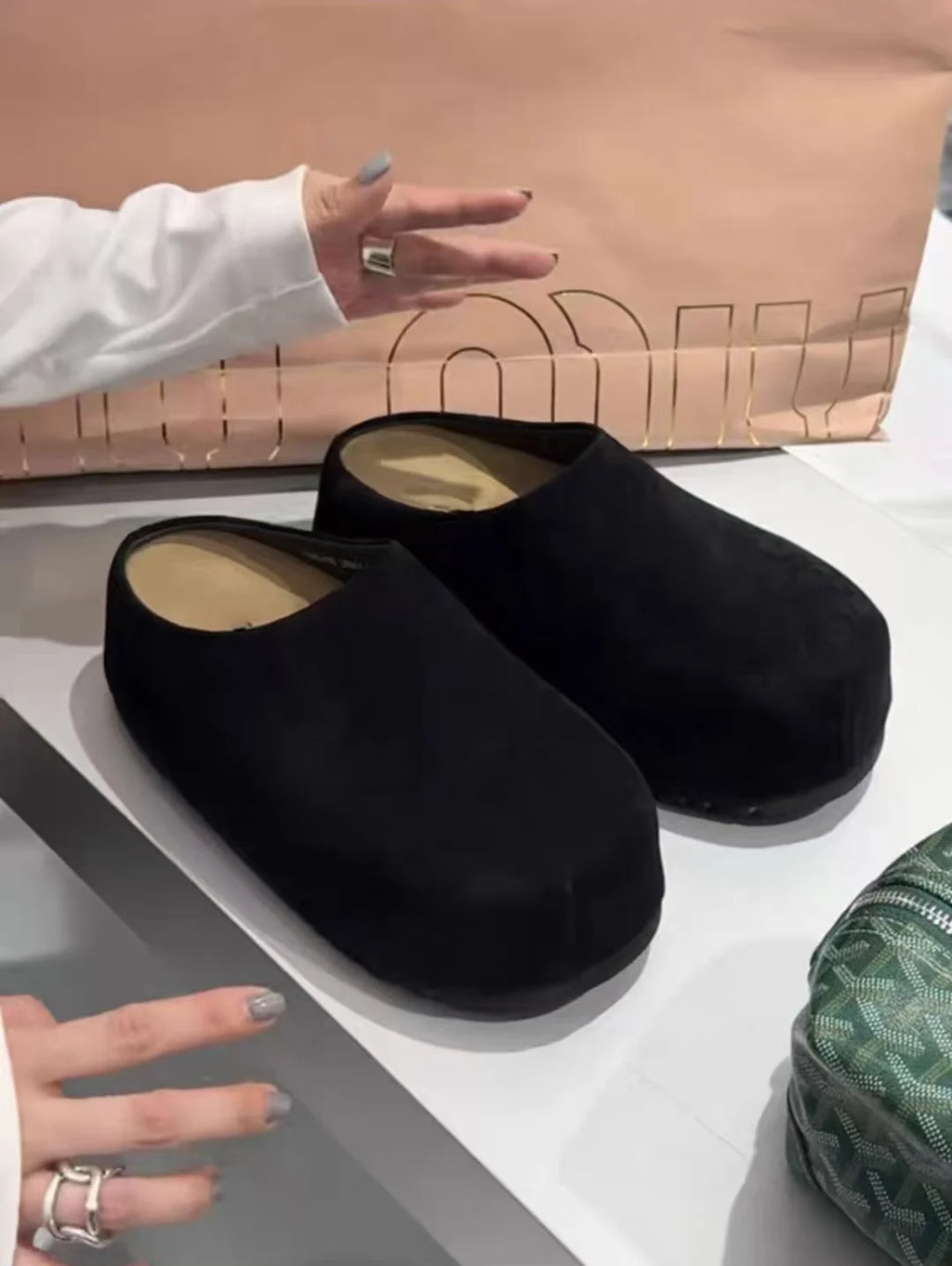 Shoes Woman 2024 Round Toe Clogs Platform Slip-on All-Match New Summer Creepers Slip On Comfortable Concise Slipper Slides