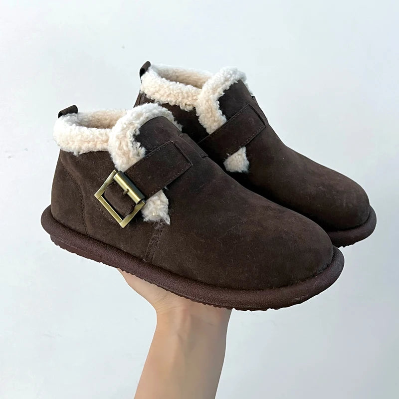 Thick bottoming women's retro spring and Autumn 2023 new loafers flat non-slip with skirt soft sole single shoes