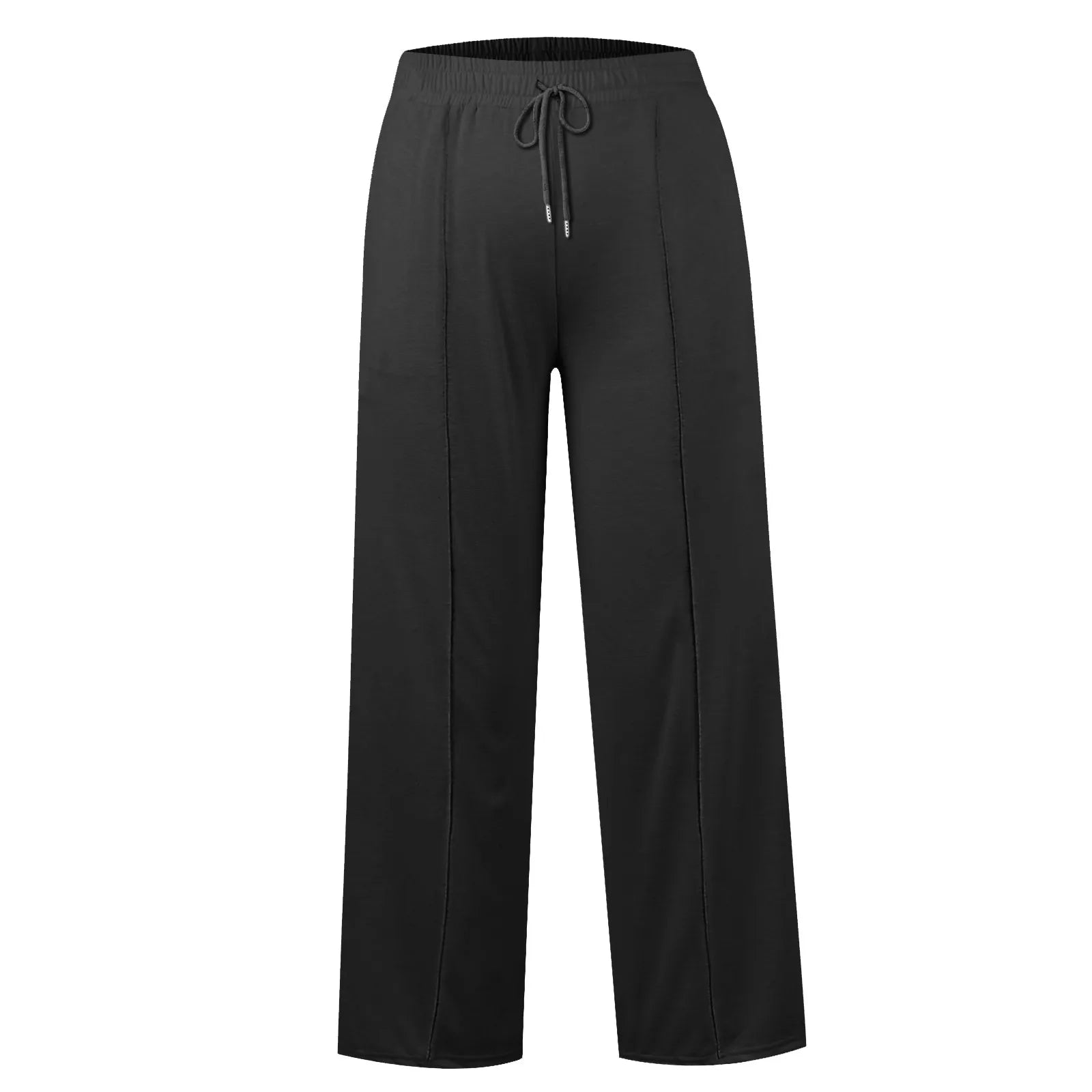 Wide Leg Pants For Women’S Fleece Lined Sweatpants Straight Pants Bottom All-Math Plain Fitness Joggers Pants Travel Basic