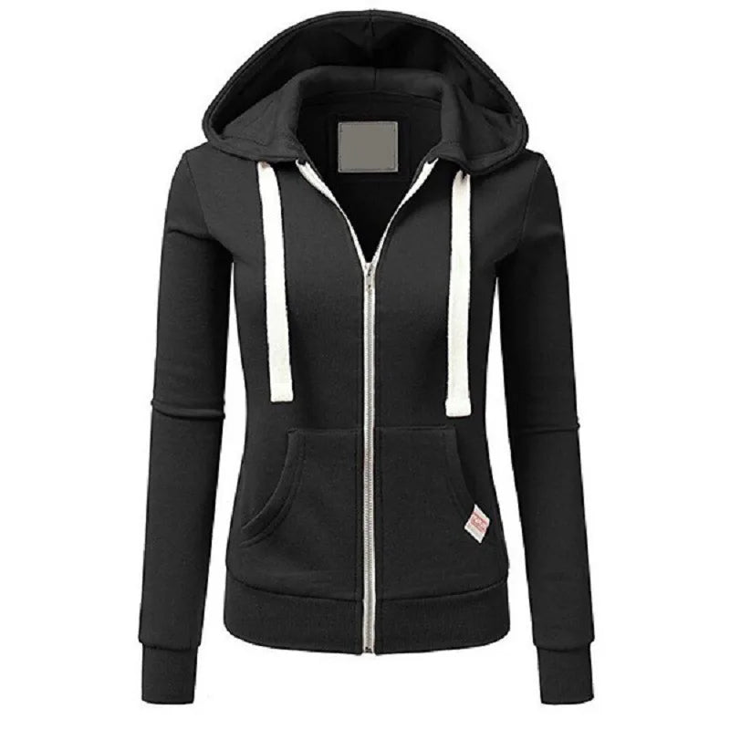 2024 Spring and Autumn New Personalized Casual Hoodie Korean Edition Fashion Long Sleeve Top Loose Zipper Sports Hoodie