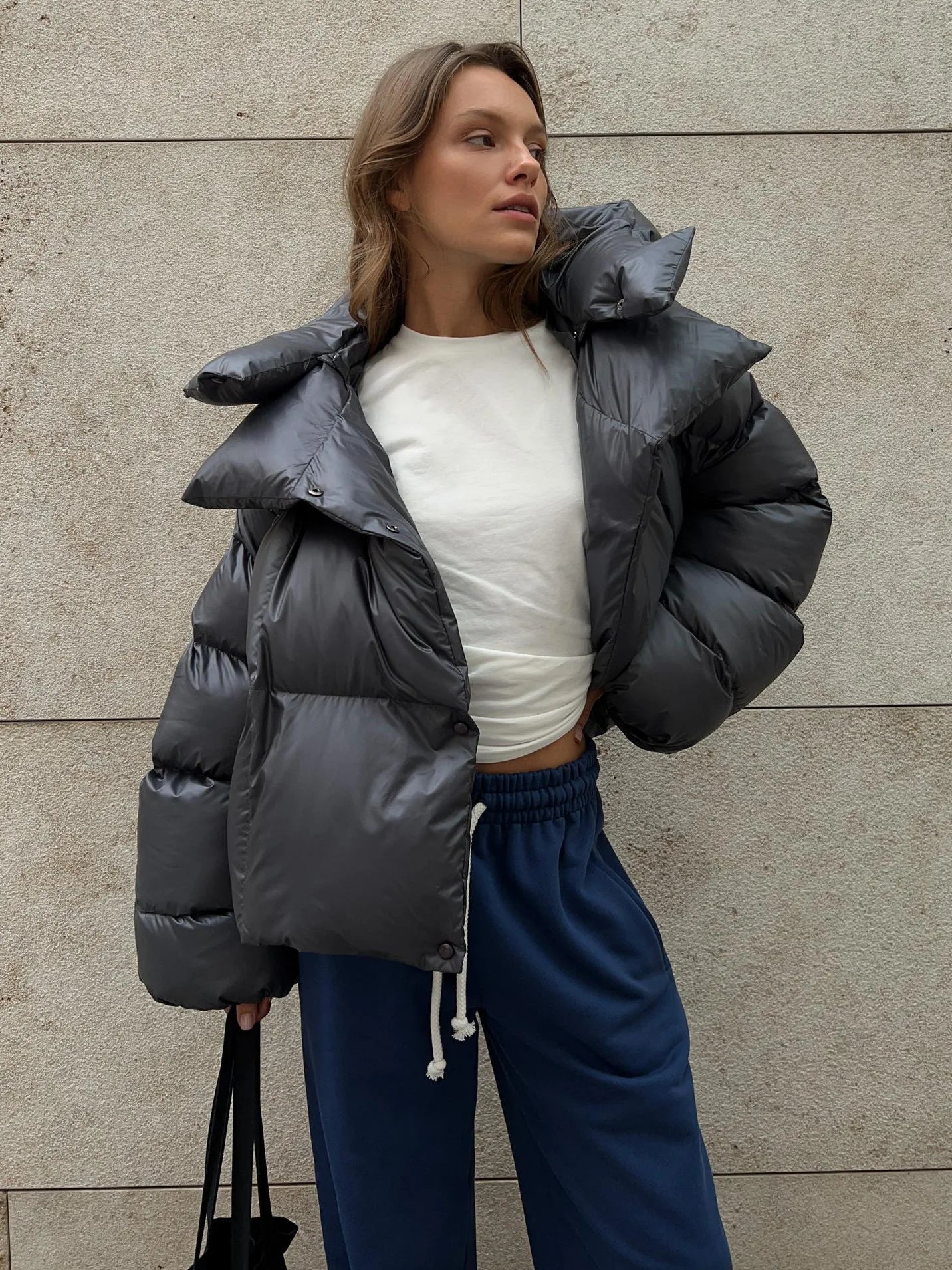 Women Autumn Winter Warm Coat Thick Parkas Long Sleeve Parkas Female Street Fashion Hoodies Woman's Cotton-padded Jacket 2025