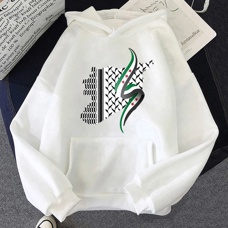 Damascus Syria Hoodie 2025 Women/men Harajuku Aesthetic Hoodies Autumn Winter Clothes Pullover Sweatshirt Vintage