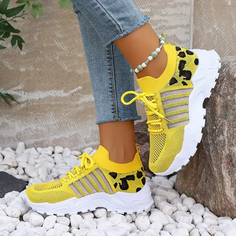 shoes woman 2025 [Leopard print sneakers] lightweight and breathable women's casual sneakers.women's shoes sale shoes
