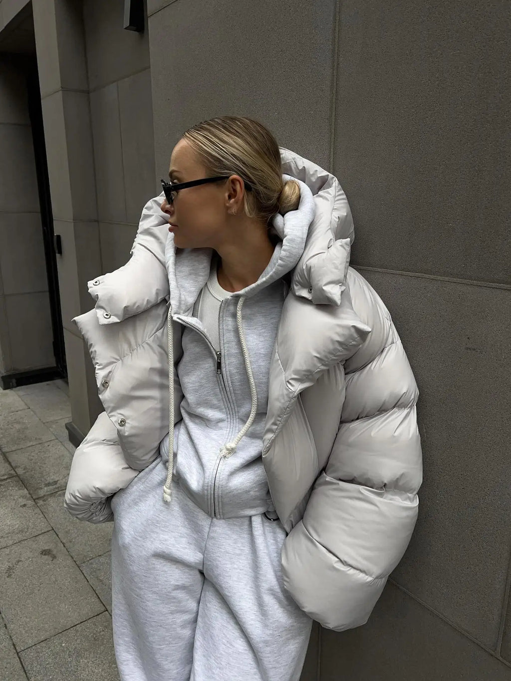 Women Autumn Winter Warm Coat Thick Parkas Long Sleeve Parkas Female Street Fashion Hoodies Woman's Cotton-padded Jacket 2025