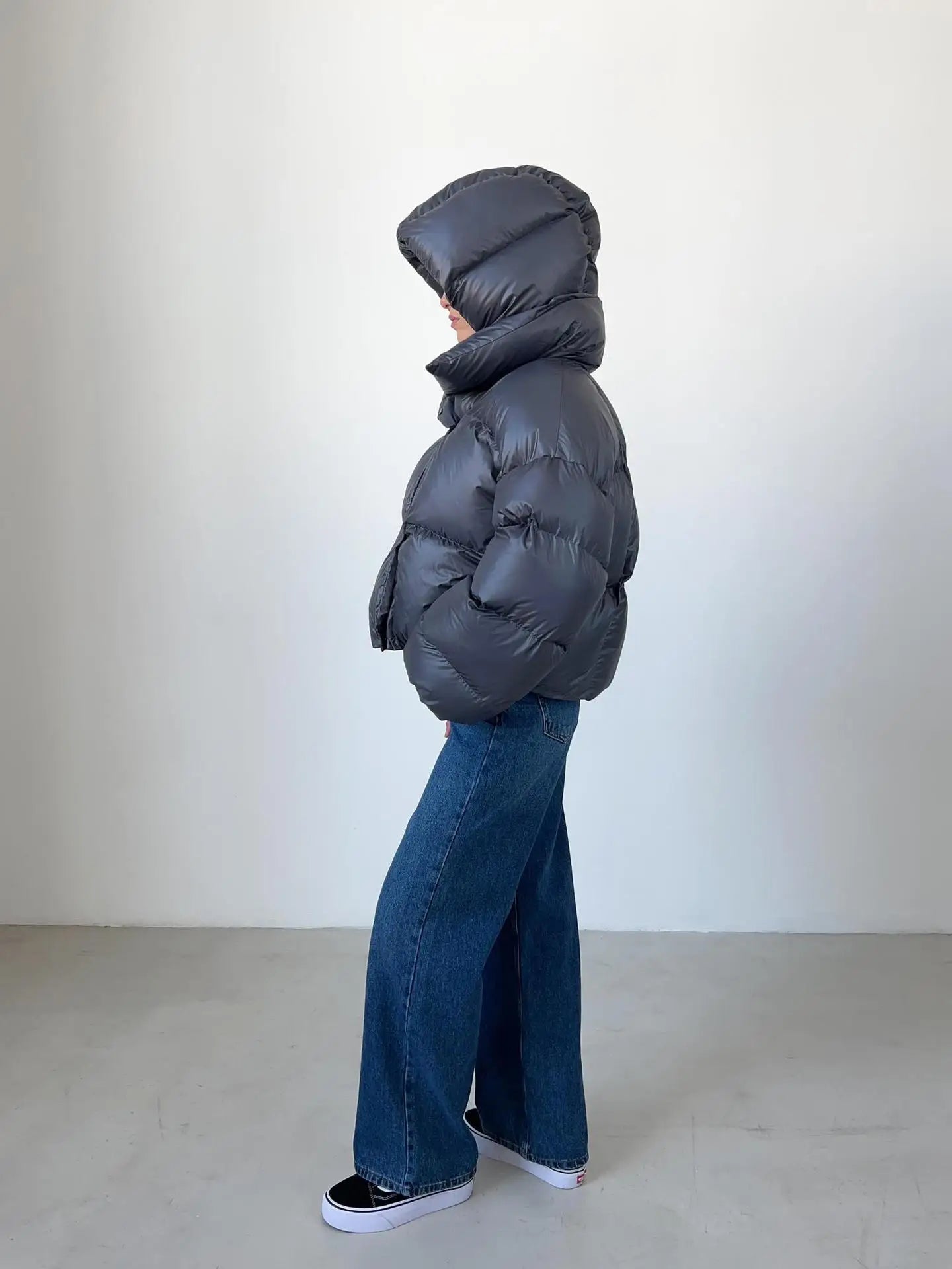 Women Autumn Winter Warm Coat Thick Parkas Long Sleeve Parkas Female Street Fashion Hoodies Woman's Cotton-padded Jacket 2025