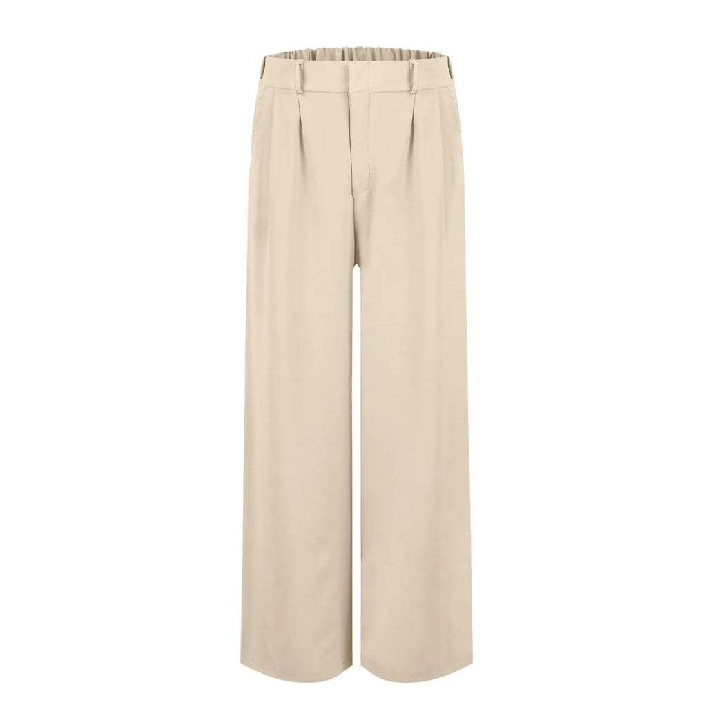 Women's Wide Leg Pants High Elastic Waisted In The Back Business Work Trousers Long Casual Pants Pants for Women Women’s Pants