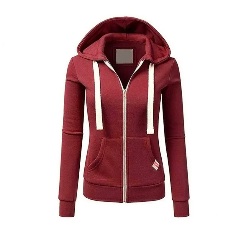 2024 Spring and Autumn New Personalized Casual Hoodie Korean Edition Fashion Long Sleeve Top Loose Zipper Sports Hoodie