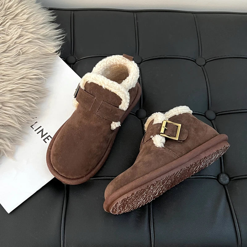 Thick bottoming women's retro spring and Autumn 2023 new loafers flat non-slip with skirt soft sole single shoes