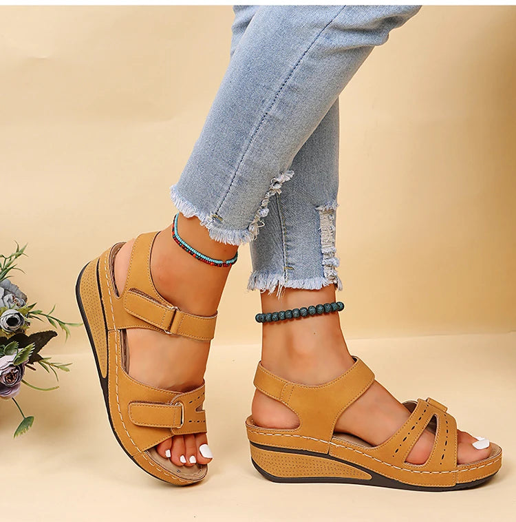 Sandals Shoes Women Summer Fashion Wedge Shoes Woman Non-Slip Women's Sandals Huaraches Casual Footwear Zapatos De Mujer Female