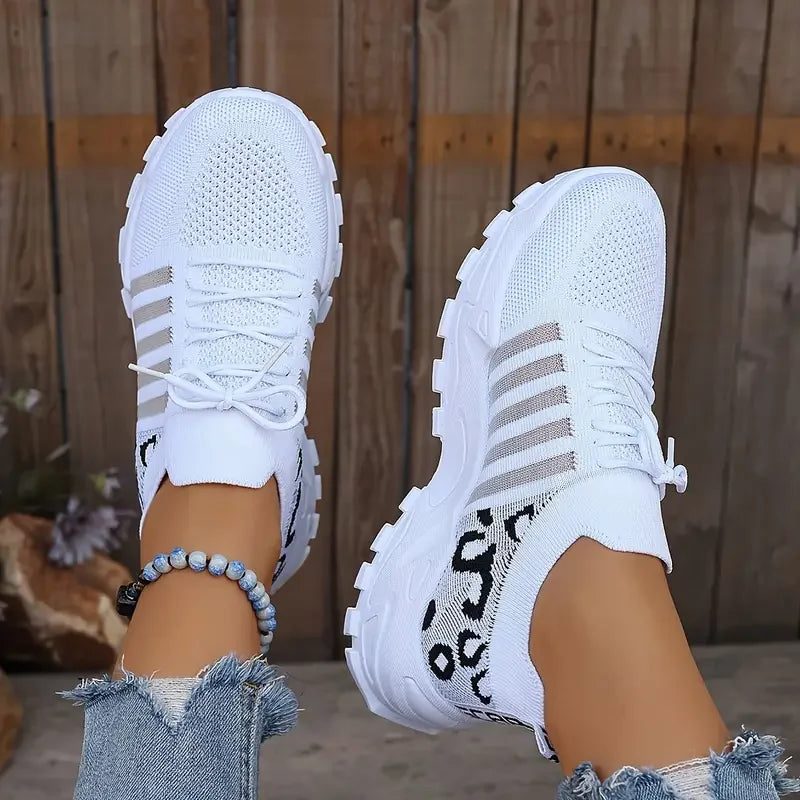 shoes woman 2025 [Leopard print sneakers] lightweight and breathable women's casual sneakers.women's shoes sale shoes