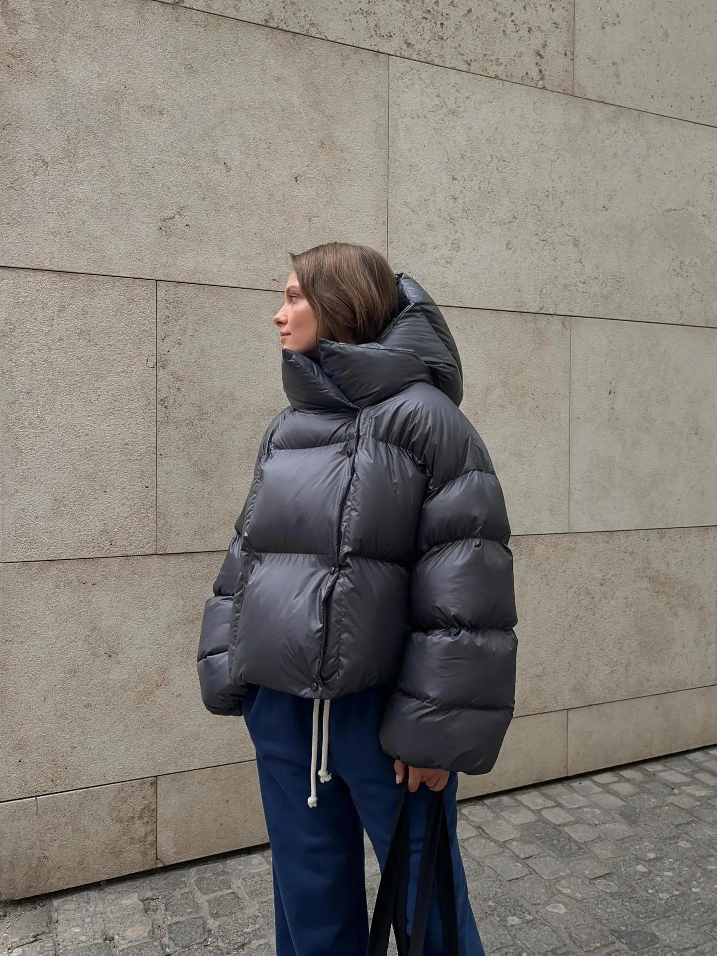 Women Autumn Winter Warm Coat Thick Parkas Long Sleeve Parkas Female Street Fashion Hoodies Woman's Cotton-padded Jacket 2025