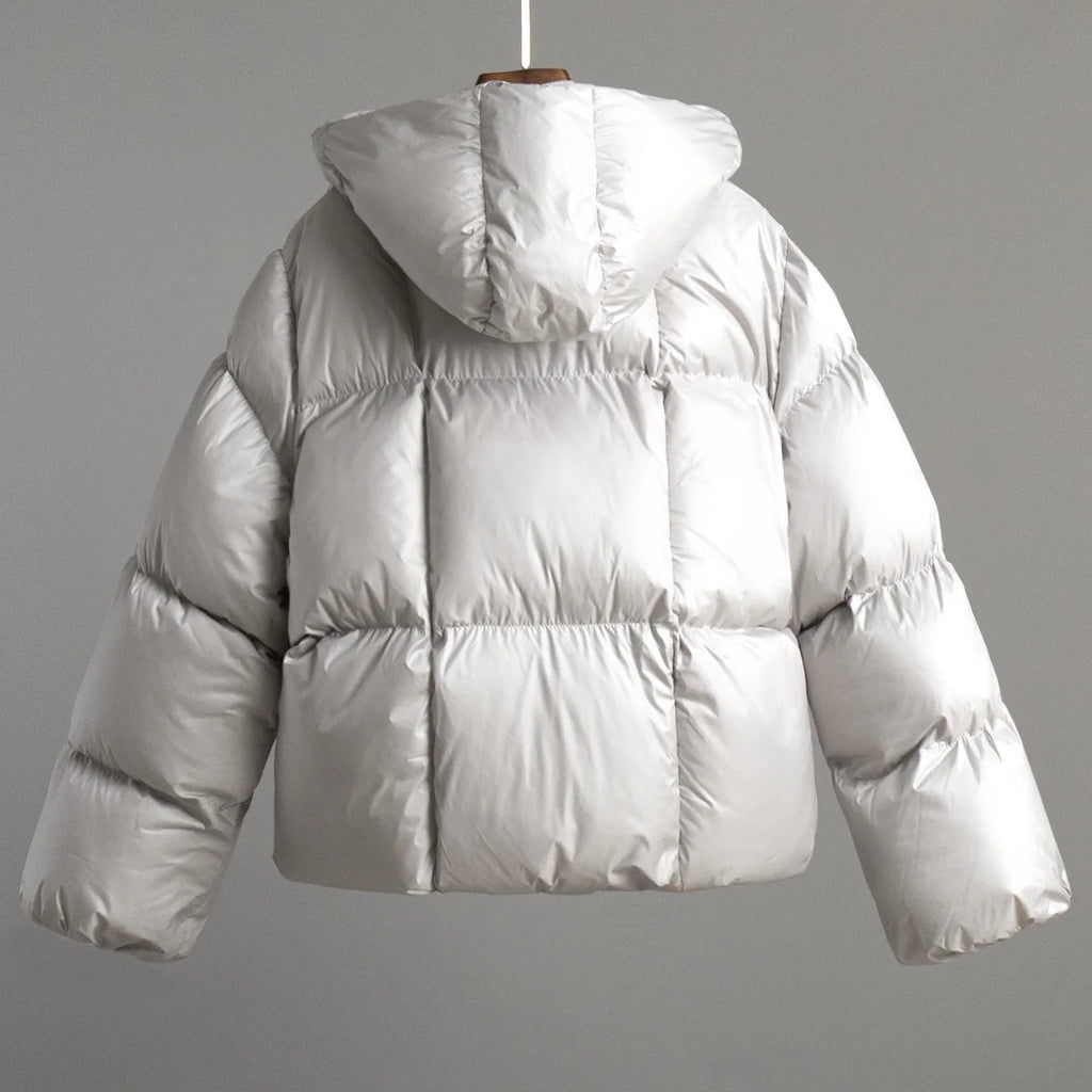 Women Autumn Winter Warm Coat Thick Parkas Long Sleeve Parkas Female Street Fashion Hoodies Woman's Cotton-padded Jacket 2025
