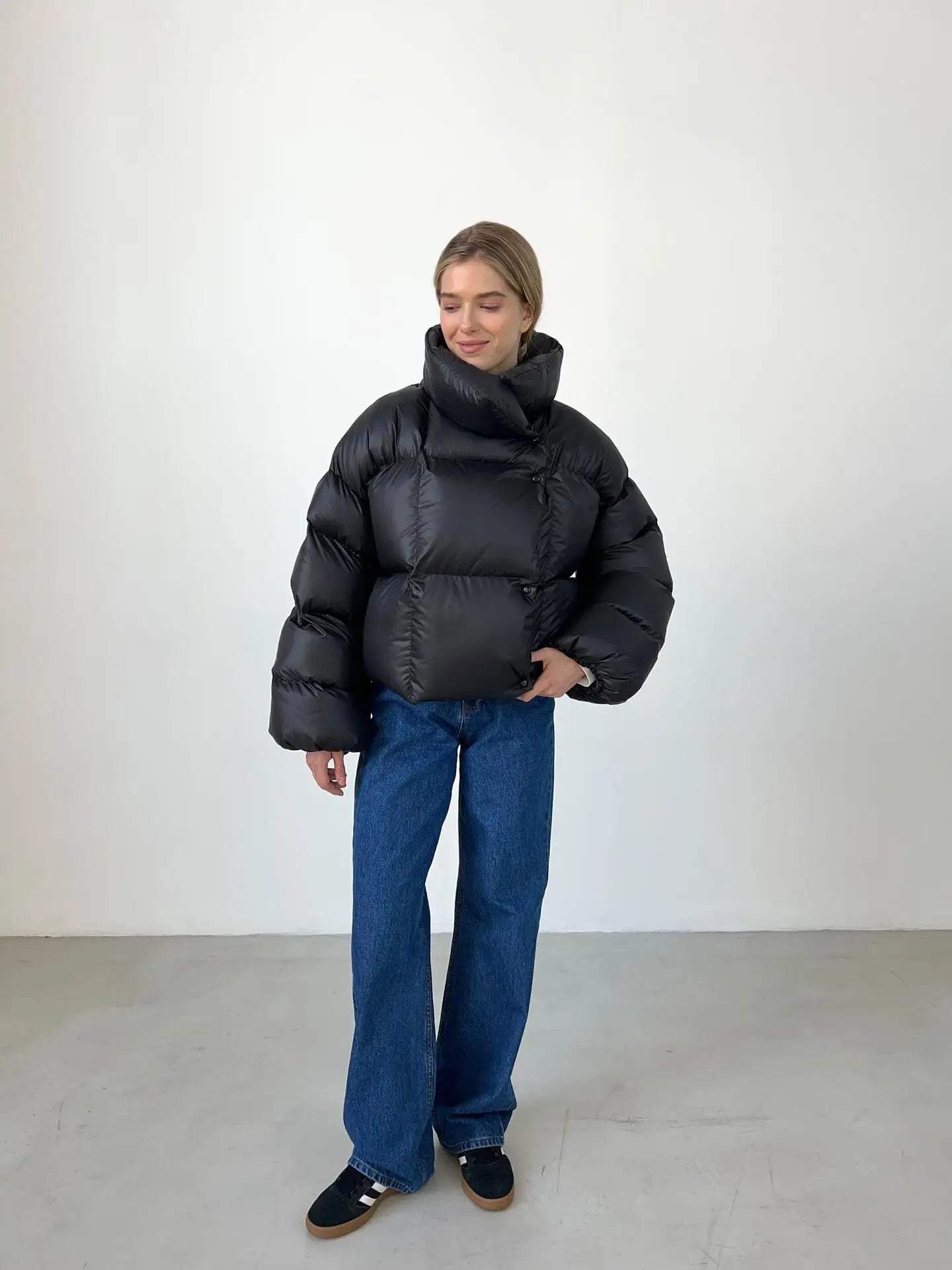 Women Autumn Winter Warm Coat Thick Parkas Long Sleeve Parkas Female Street Fashion Hoodies Woman's Cotton-padded Jacket 2025