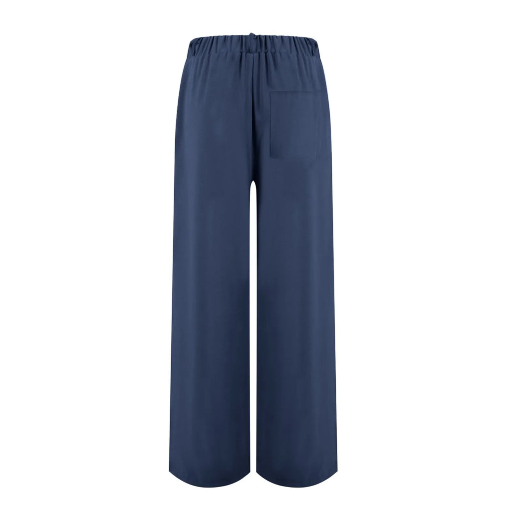 Women's Wide Leg Pants High Elastic Waisted In The Back Business Work Trousers Long Casual Pants Pants for Women Women’s Pants