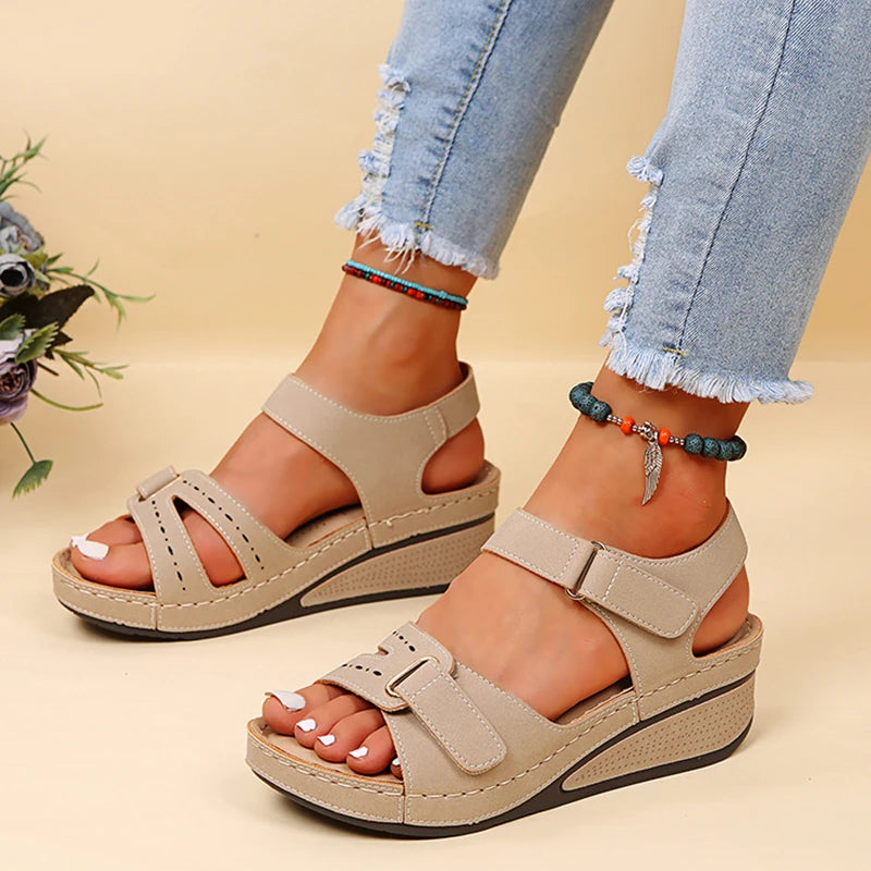 Sandals Shoes Women Summer Fashion Wedge Shoes Woman Non-Slip Women's Sandals Huaraches Casual Footwear Zapatos De Mujer Female
