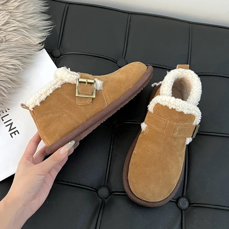 Thick bottoming women's retro spring and Autumn 2023 new loafers flat non-slip with skirt soft sole single shoes