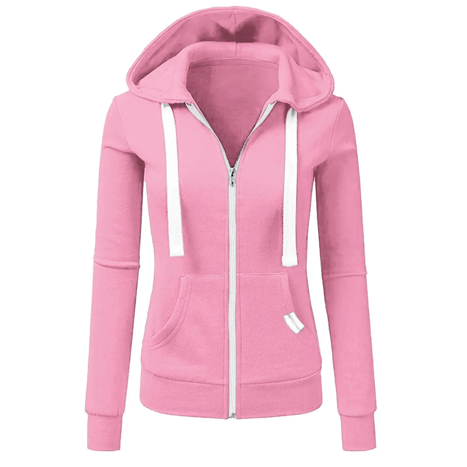 2024 Spring and Autumn New Personalized Casual Hoodie Korean Edition Fashion Long Sleeve Top Loose Zipper Sports Hoodie