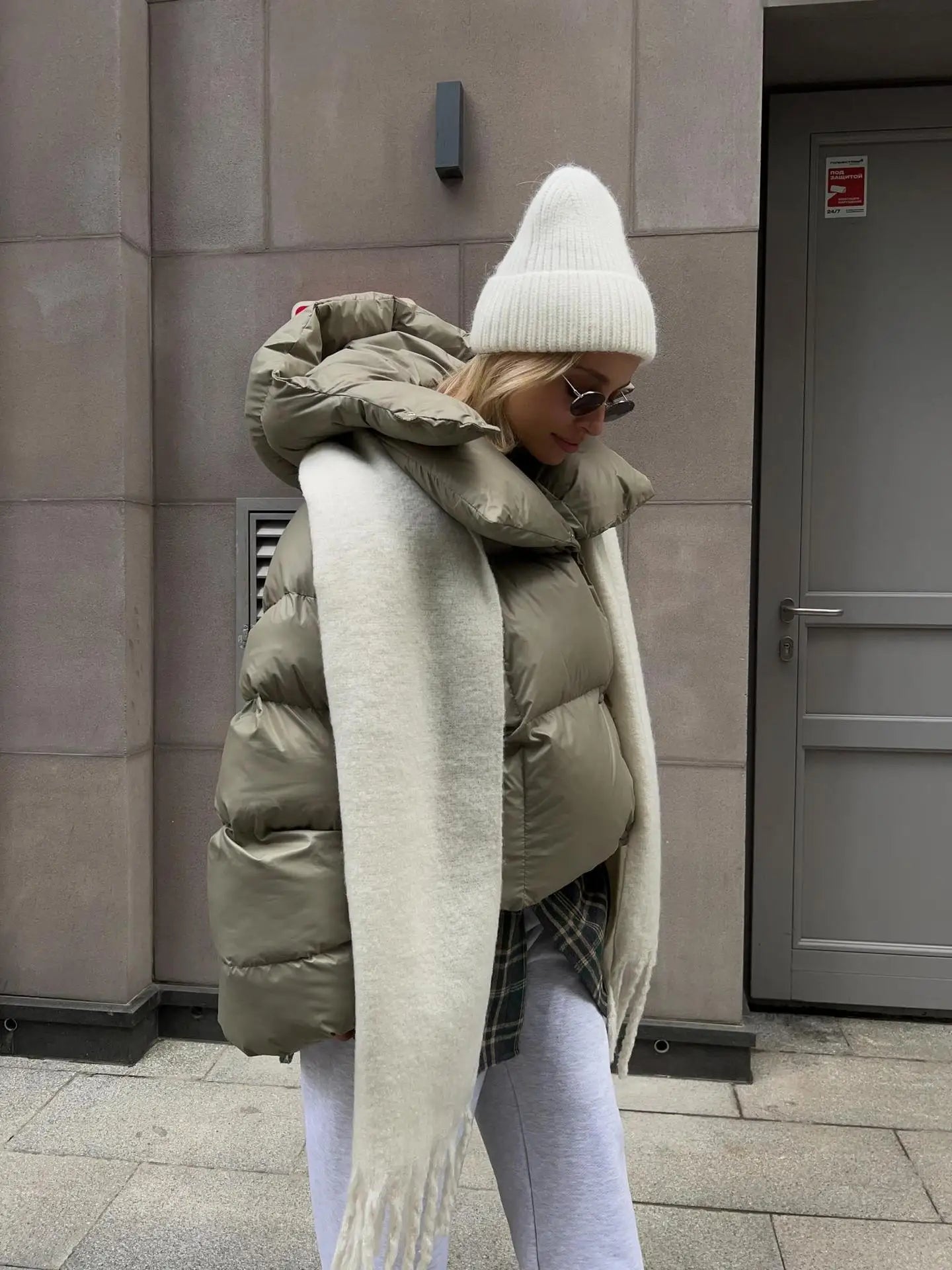 Women Autumn Winter Warm Coat Thick Parkas Long Sleeve Parkas Female Street Fashion Hoodies Woman's Cotton-padded Jacket 2025
